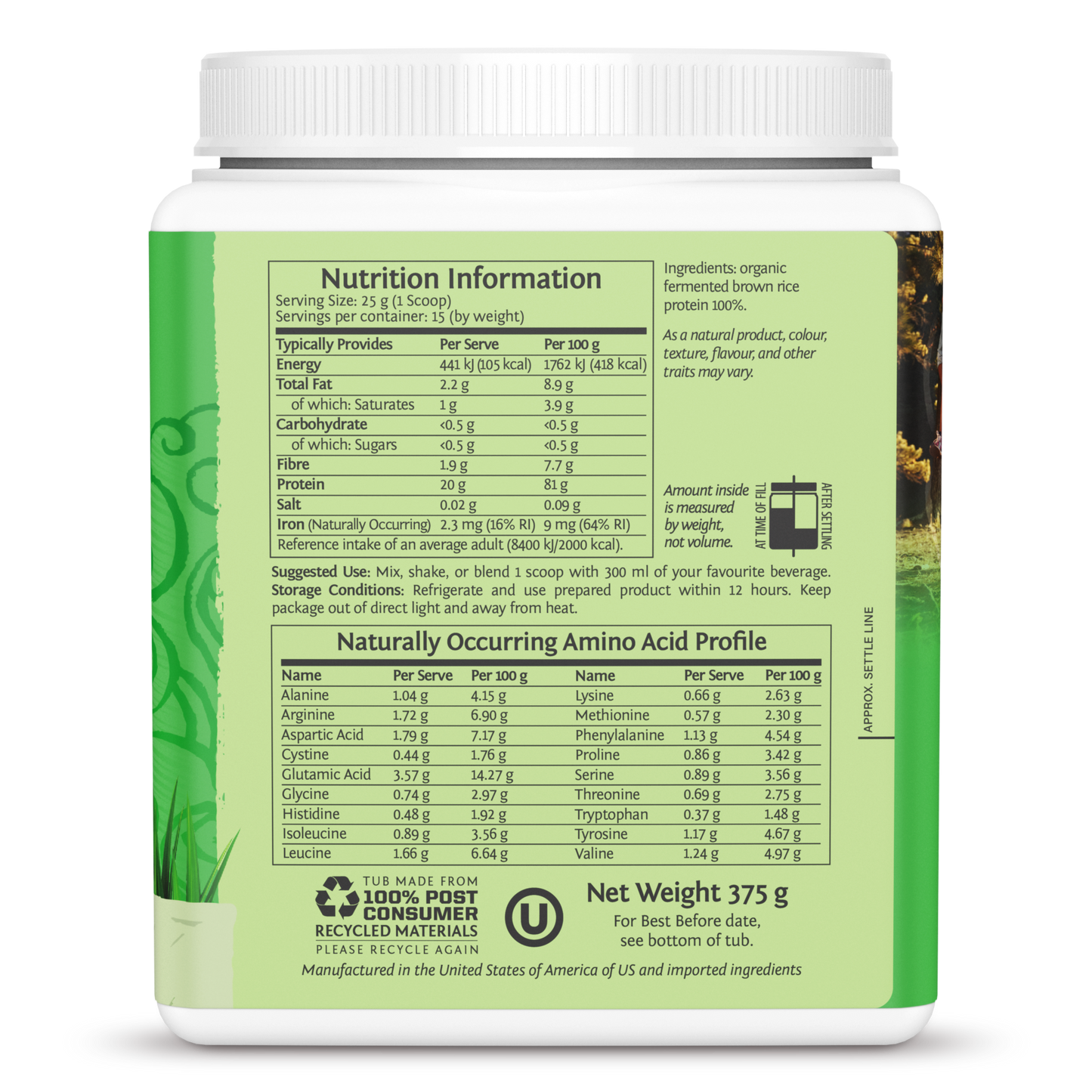 Sunwarrior Classic Protein Powder