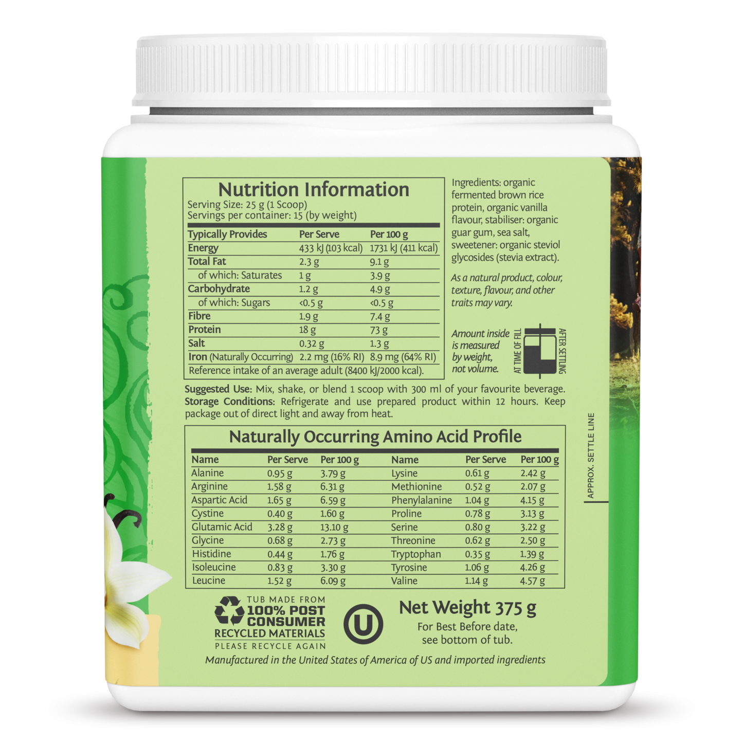 Sunwarrior Classic Protein Powder