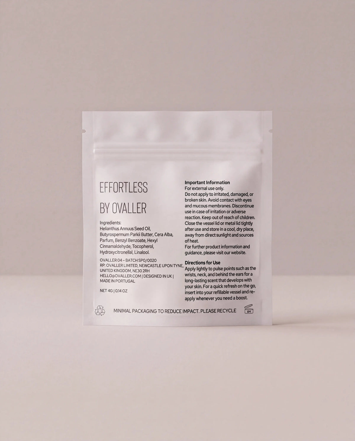 The Effortless & Pearl Set OVALLER