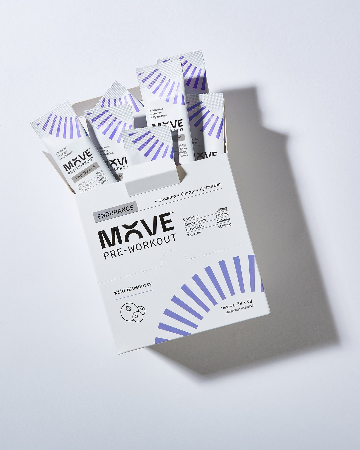 Move Endurance Formula Sachets (Wild Blueberry)