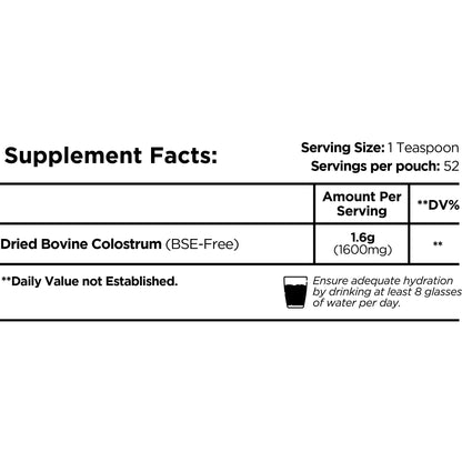 Bovine Colostrum Powder Healer Labs London