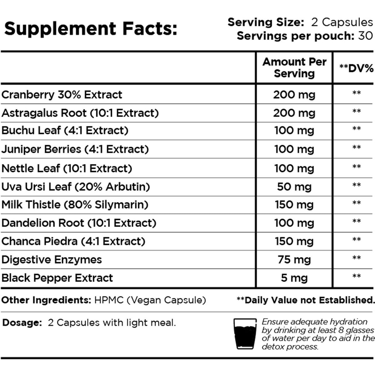 Kidney Detox Blend Healer Labs London
