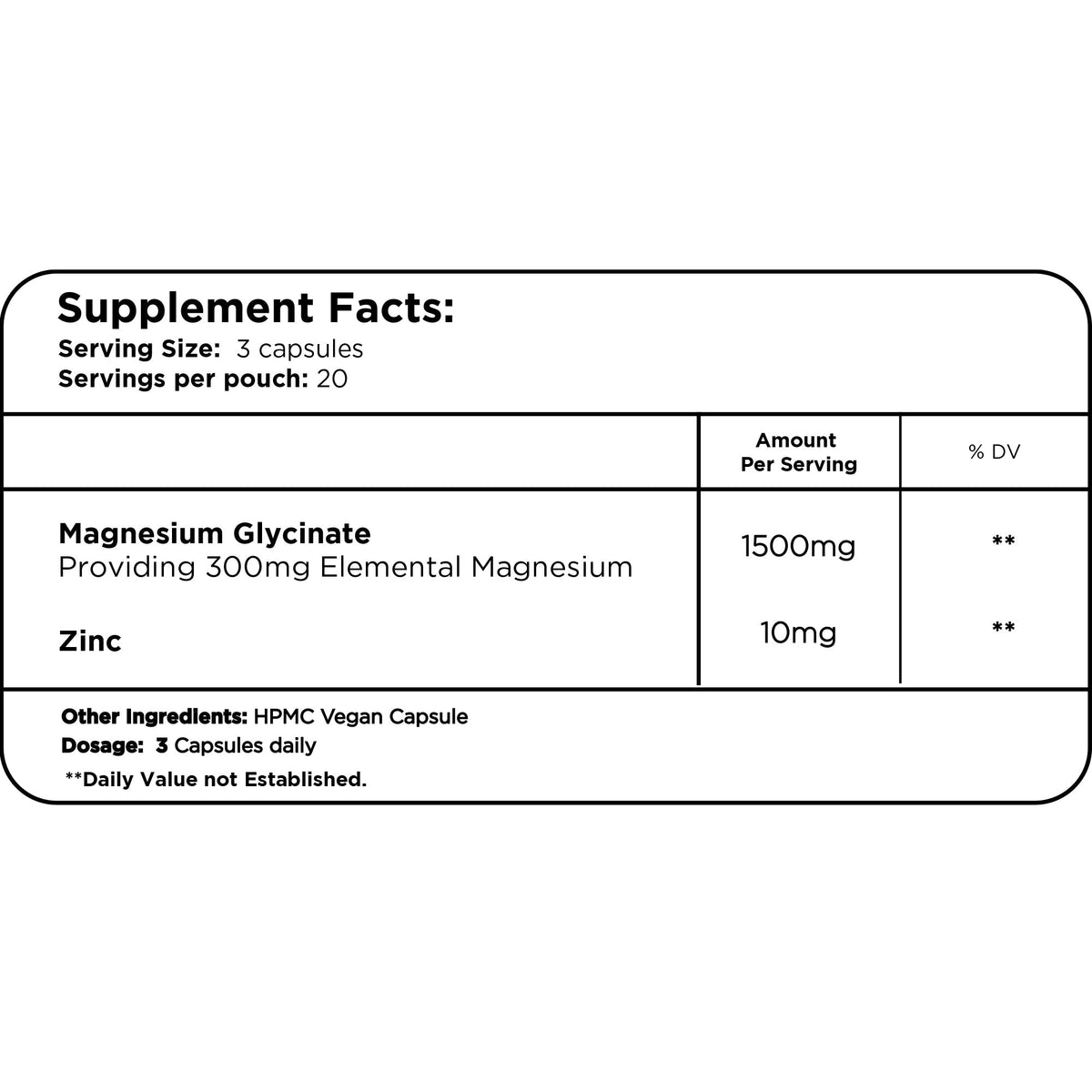 Magnesium Glycinate Healer Labs London