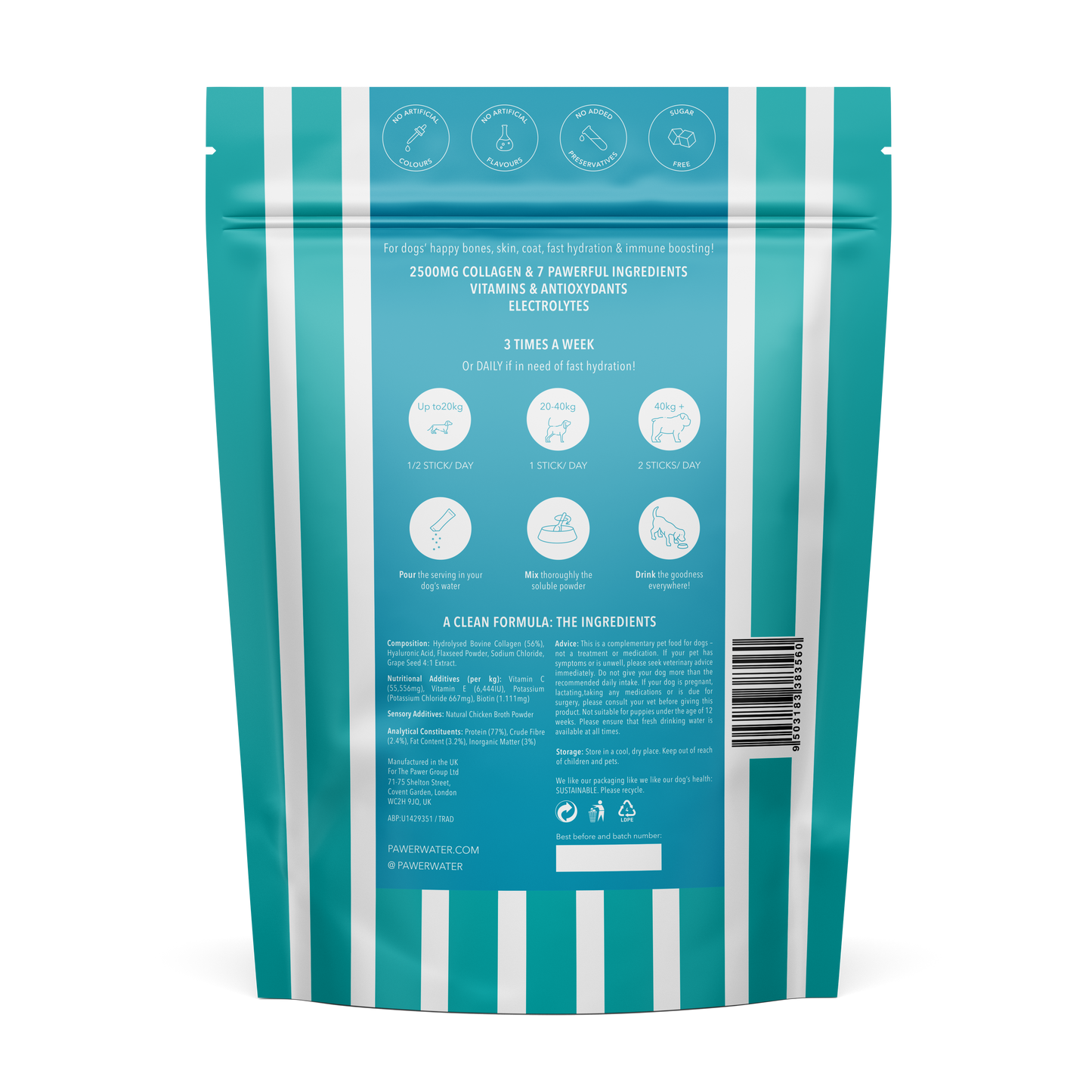 Pawer Water Joint Support (5 Sticks Pouch)