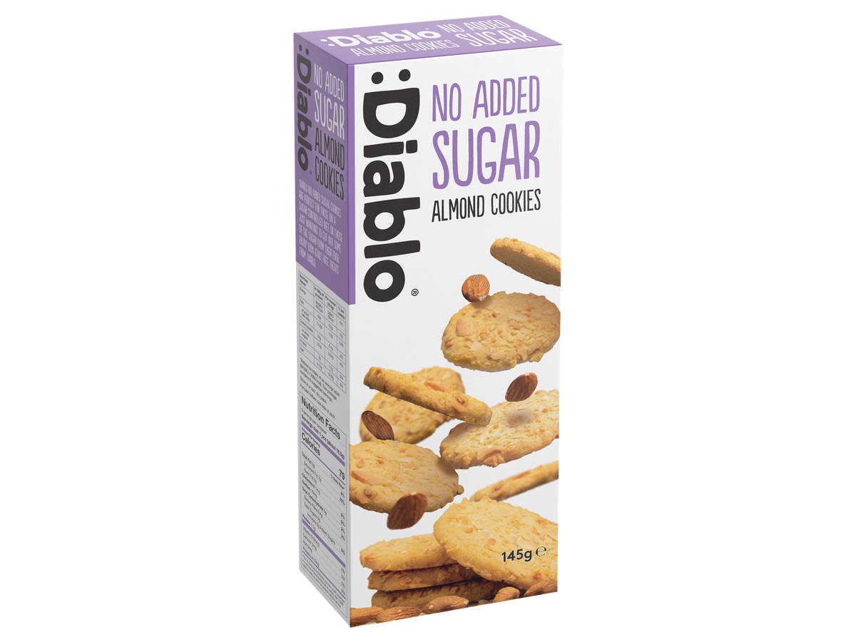 No Added Sugar Almond Cookies (145g) Diablo Sugar Free