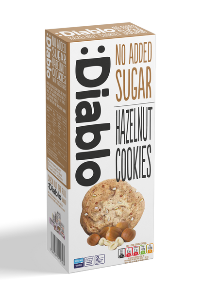 No Added Sugar Hazelnut Cookies (135g) Diablo Sugar Free