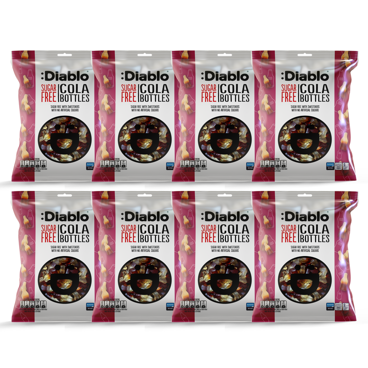 Cola Bottles (75g) Diablo Sugar Free