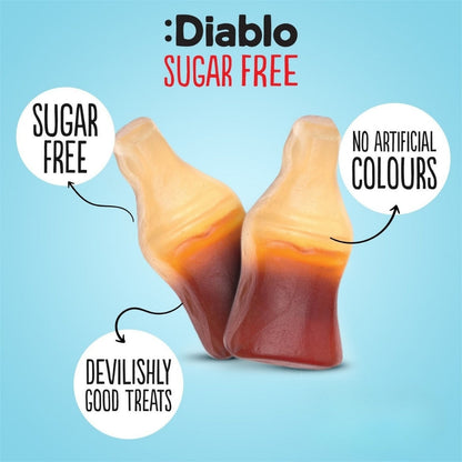 Cola Bottles (75g) Diablo Sugar Free