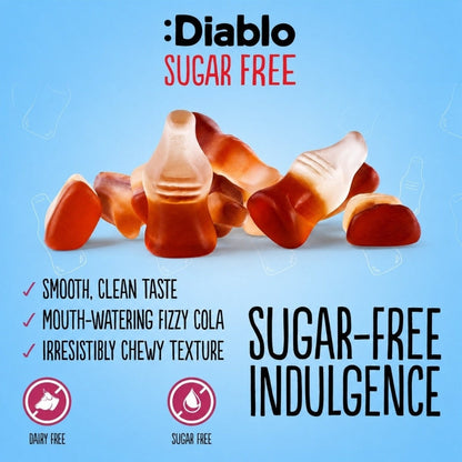 Cola Bottles (75g) Diablo Sugar Free