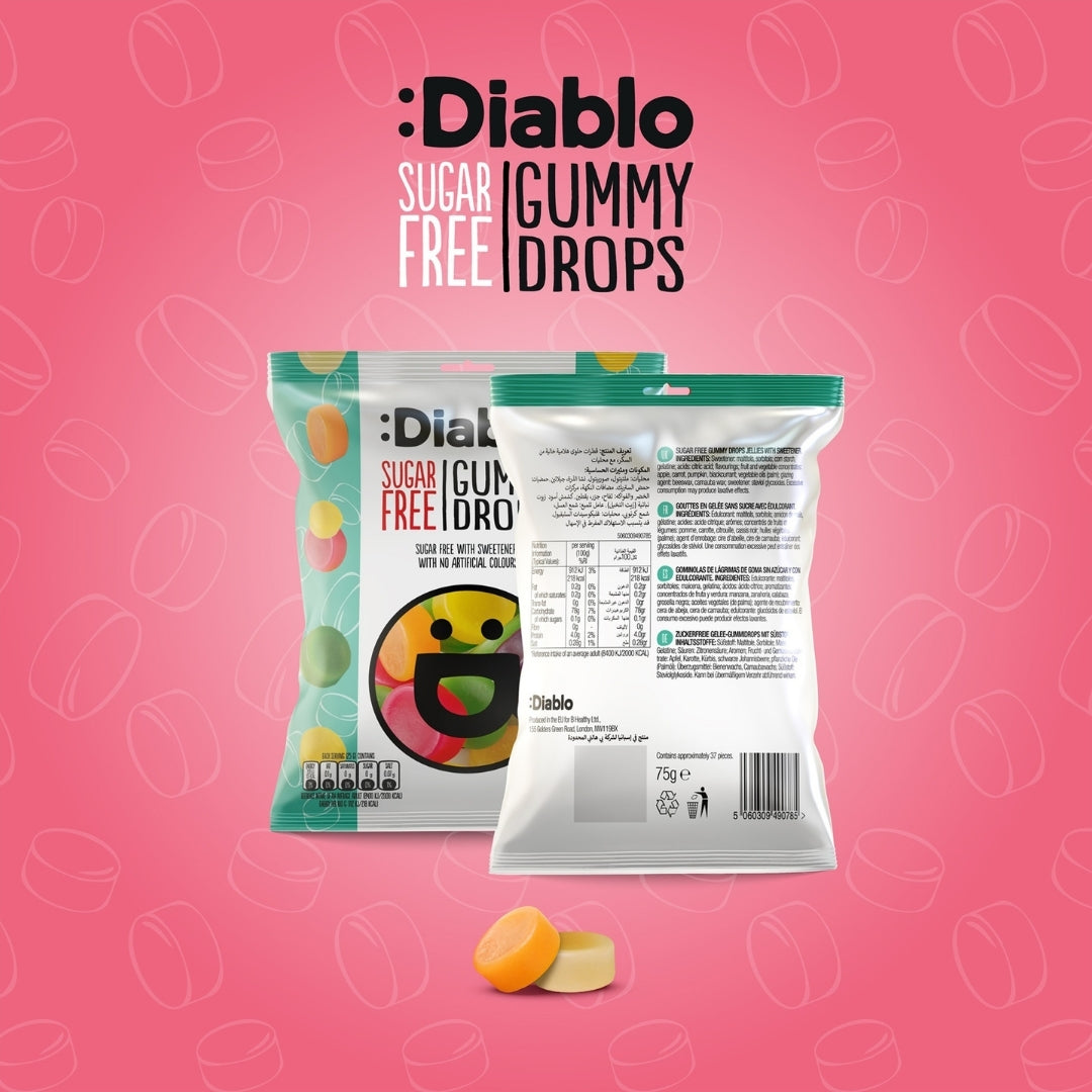 Gummy Drops (75g) Diablo Sugar Free