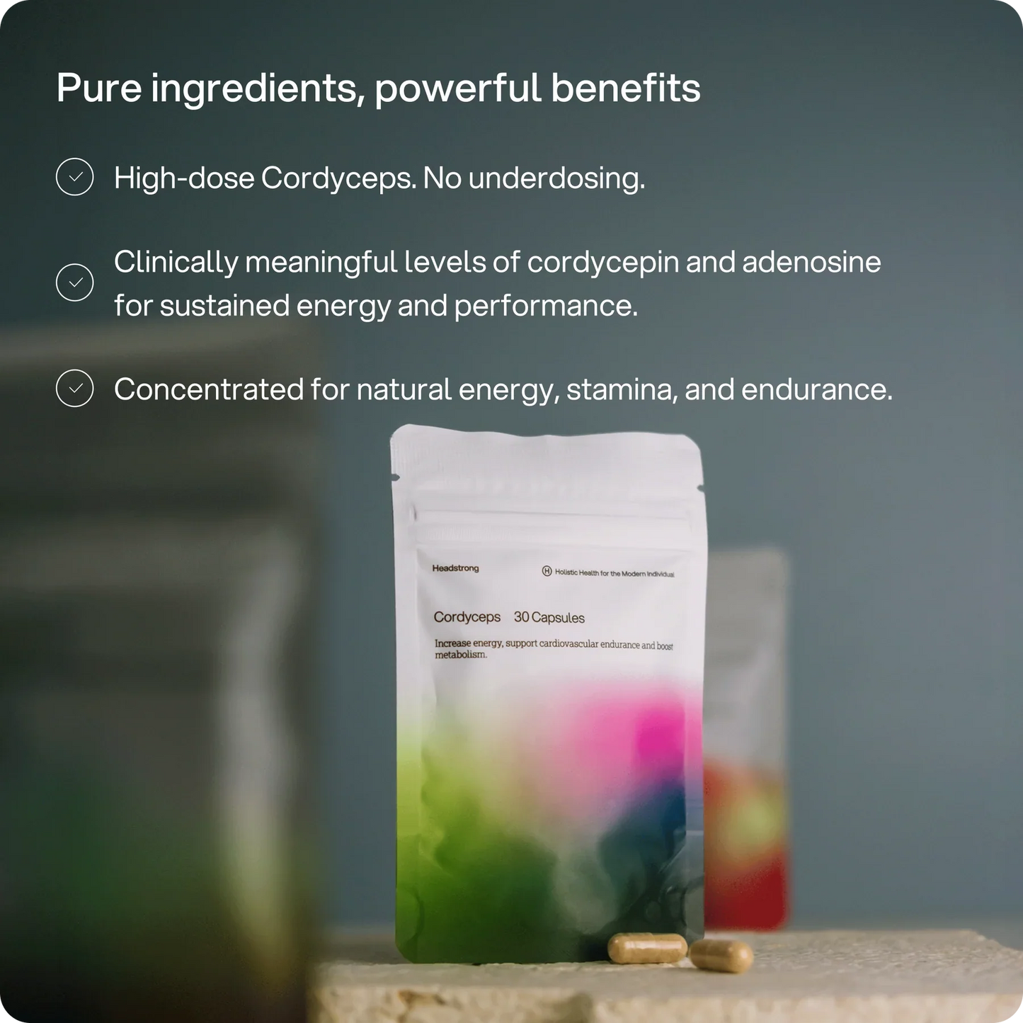Headstrong Cordyceps Mushroom Capsules