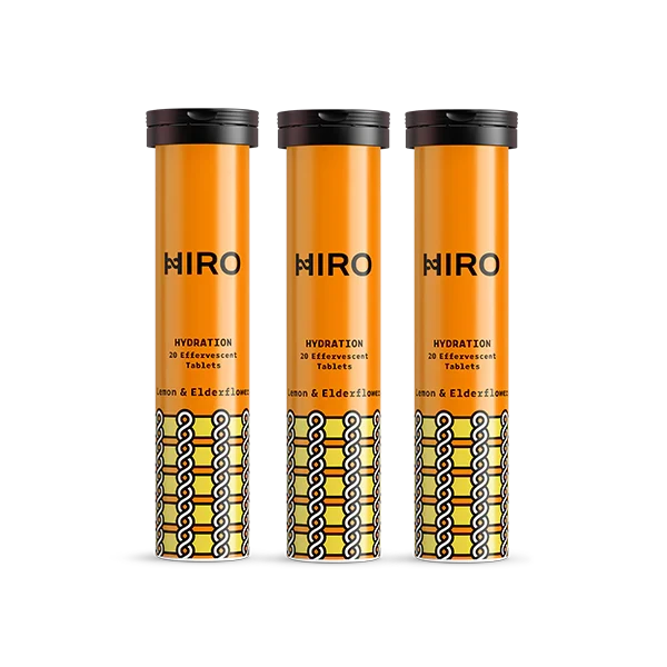 HIRO Hydration Tablets (Lemon & Elderflower) Multipack