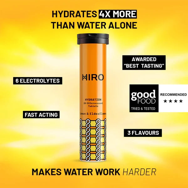 HIRO Hydration Tablets (Lemon & Elderflower) Multipack