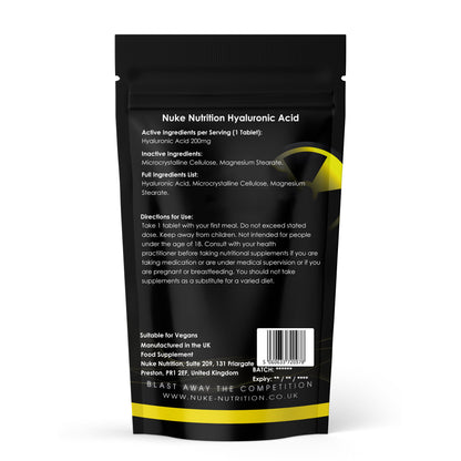 Hair & Skin Care Bundle - Hyaluronic Acid, Vitamin C, Biotin - High Strength x 180 Tablets