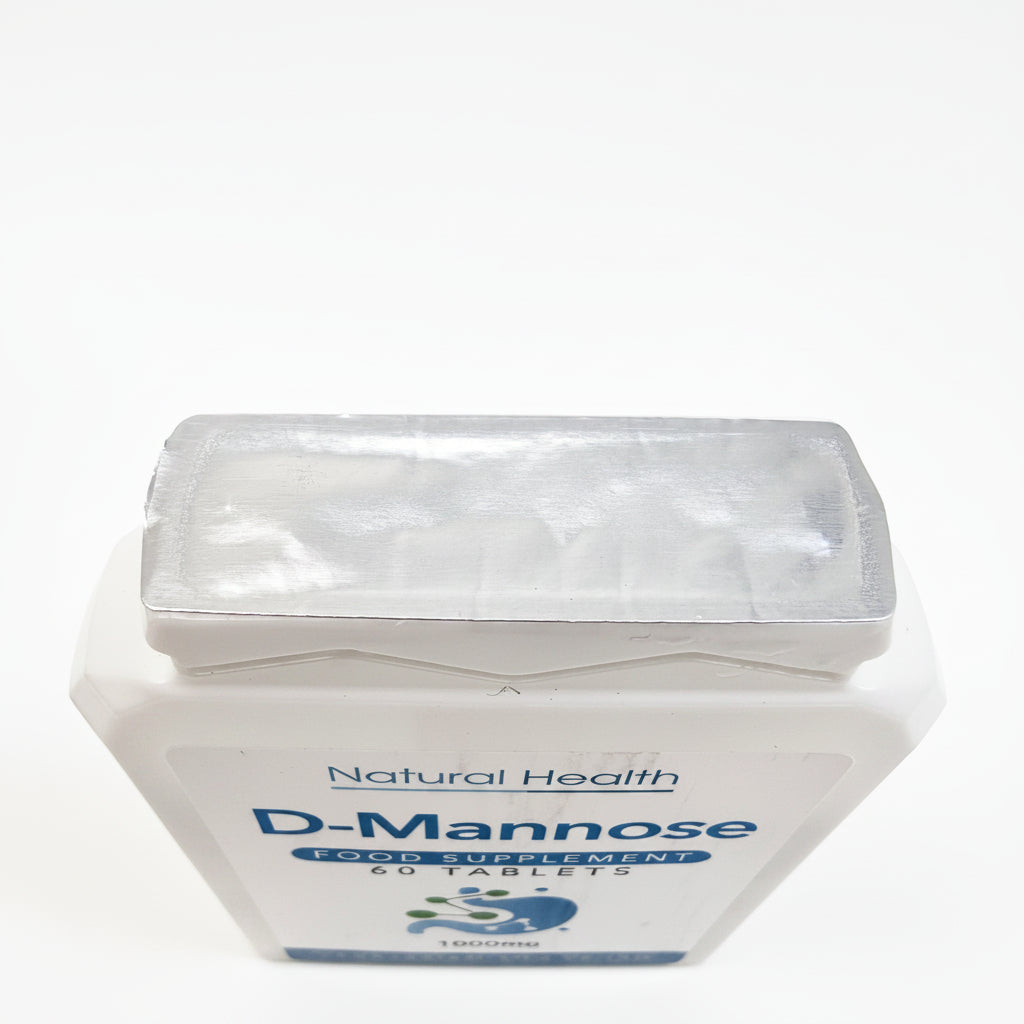 Pure D-Mannose 1000mg | 60 Chewable Tablets (Capsules Alternative) | 2-Month Supply | Made in the UK Natural Health World UK