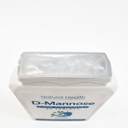 Pure D-Mannose 1000mg | 60 Chewable Tablets (Capsules Alternative) | 2-Month Supply | Made in the UK Natural Health World UK