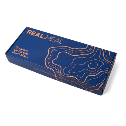 Endurance Pack : 8 Bars 2 of Each Flavour Real Meal