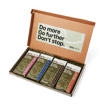 Adventure Pack : 4 Bars 1 of Each Flavour Real Meal