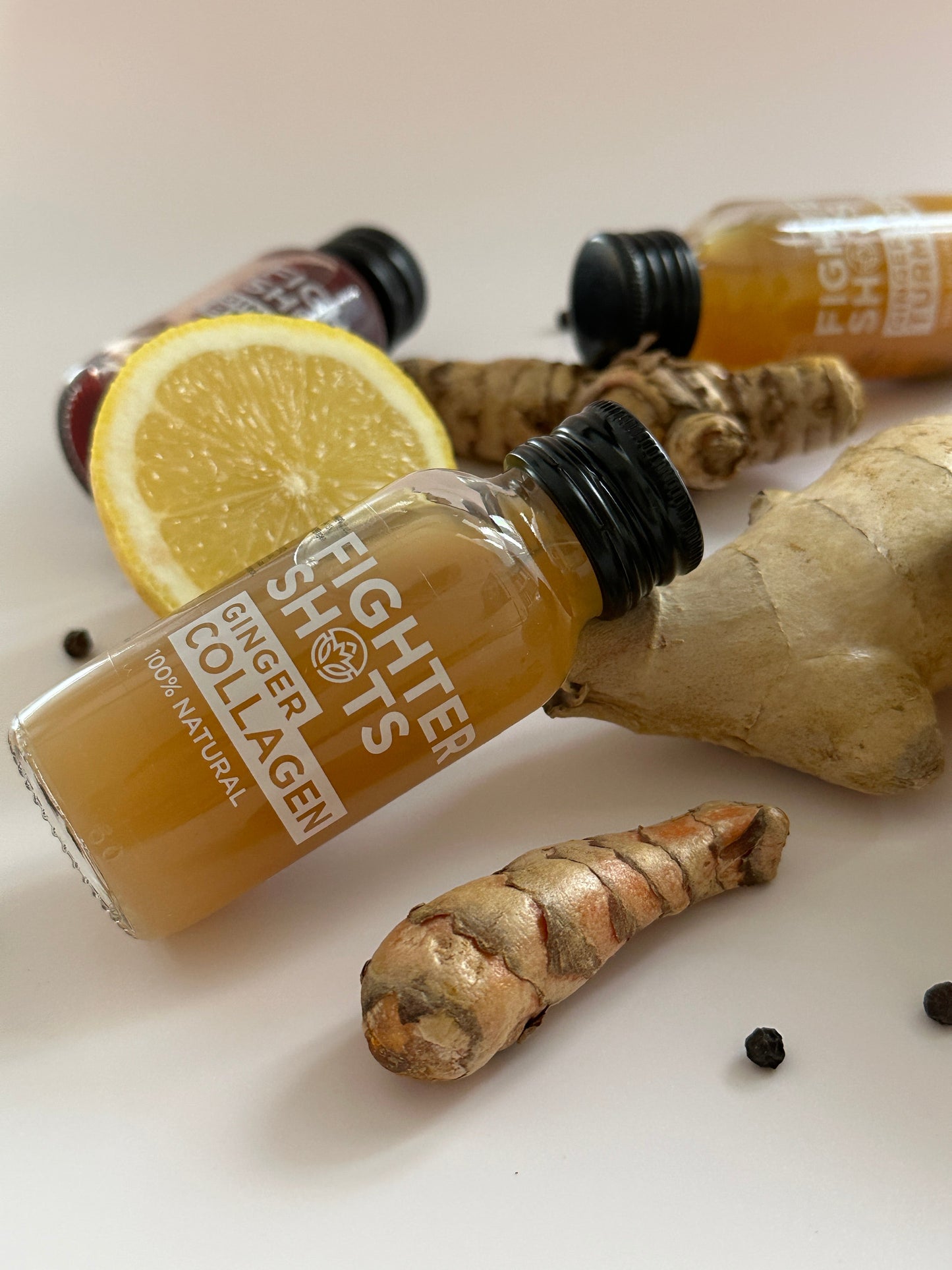 Ginger + Marine Collagen 3,000mg, 12 x 60ml