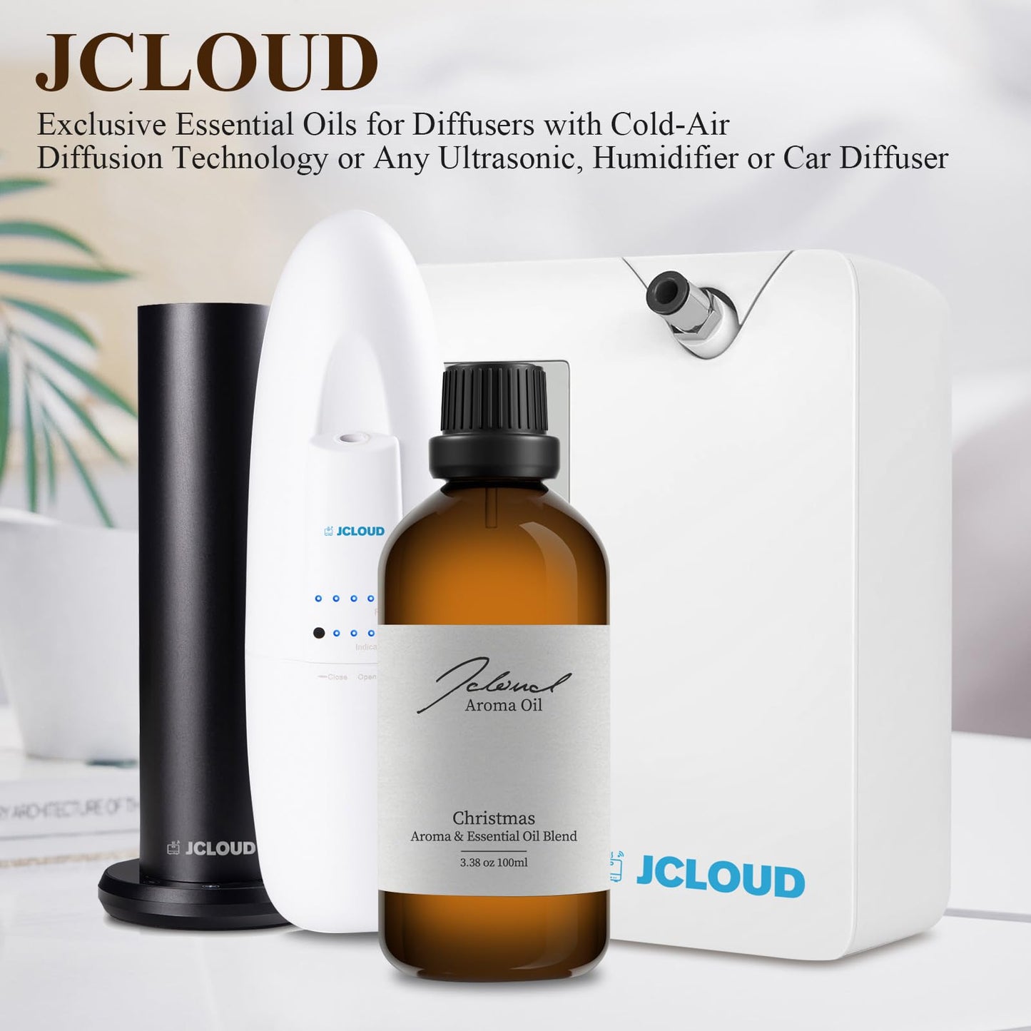 JCLOUD Christmas Essential Oil for Scent Air Machine | Hotel Scent Diffuser Oil 100mL