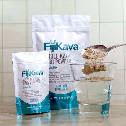 FijiKava Instant Kava Powder 50g – Premium Kava Root for Relaxation, Sleep & Stress Relief