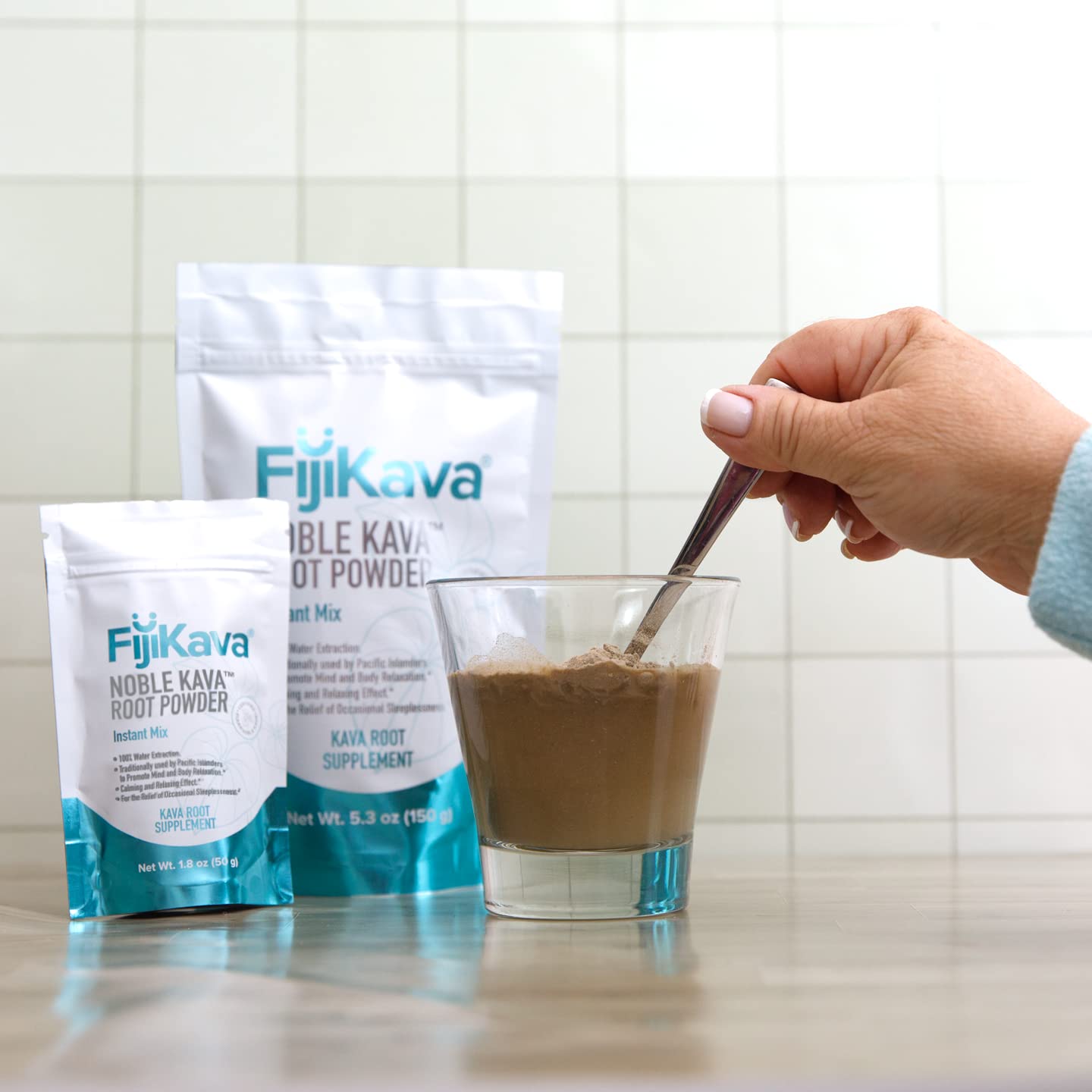 FijiKava Instant Kava Powder 50g – Premium Kava Root for Relaxation, Sleep & Stress Relief