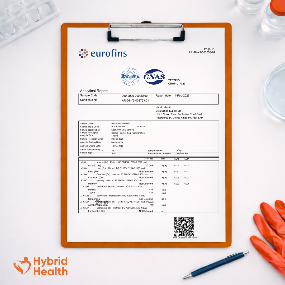 CoQ10 Ubiquinol Hybrid Health