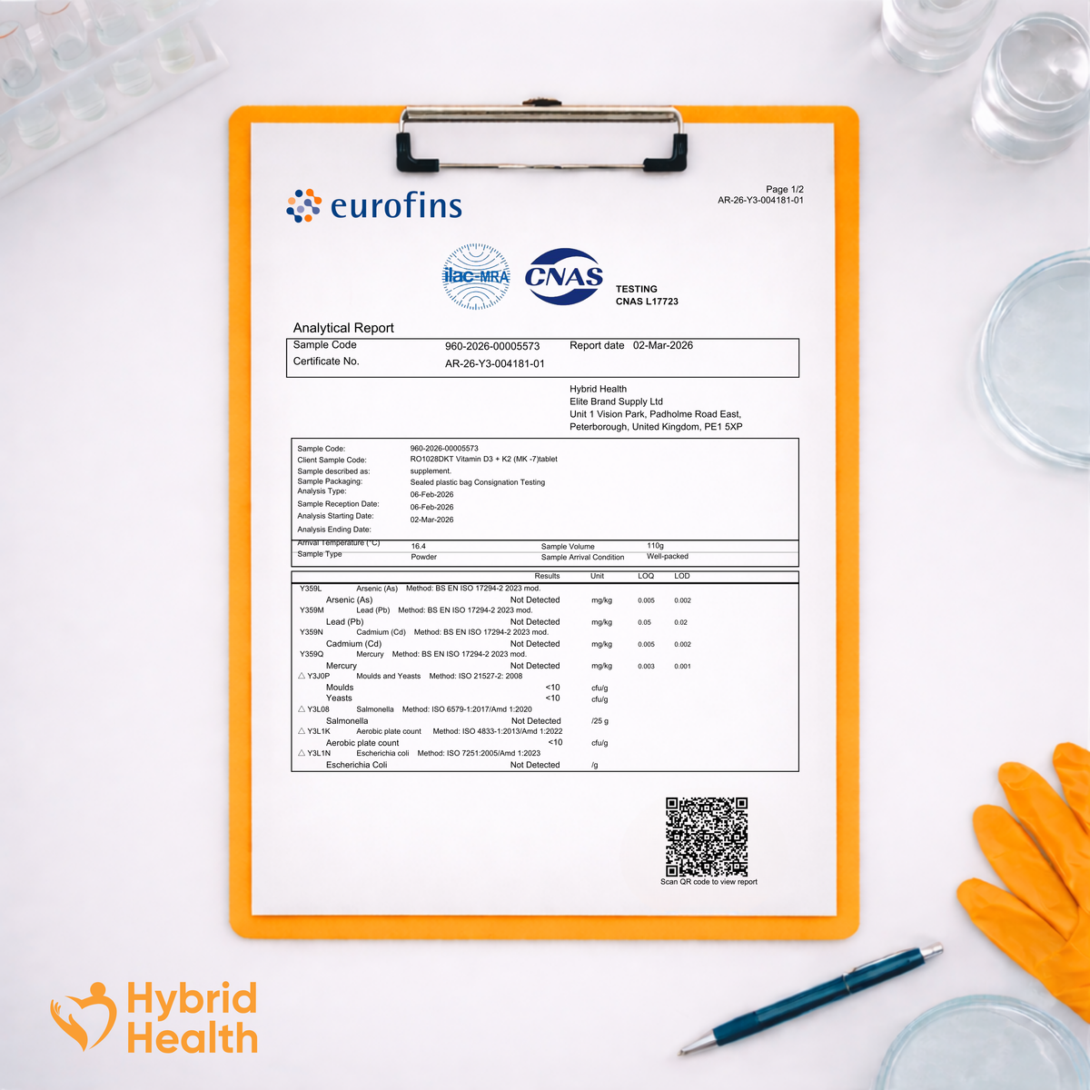 Vitamin D3 + K2 Hybrid Health