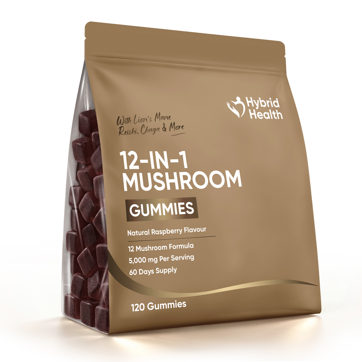 12-in-1 Mushroom Gummies Hybrid Health