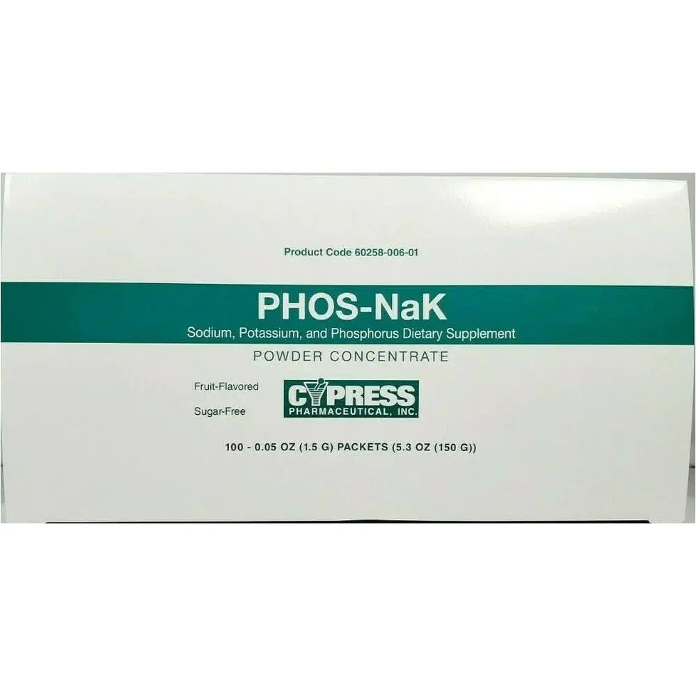 PHOS-NaK Powder Concentrate – Cypress Pharmaceutical | Sodium, Potassium & Phosphorus | Fruit Flavor BritishVita | Premium UK Vitamins & Wellness Supplements
