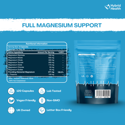 Magnesium Glycinate 8-in-1 Hybrid Health