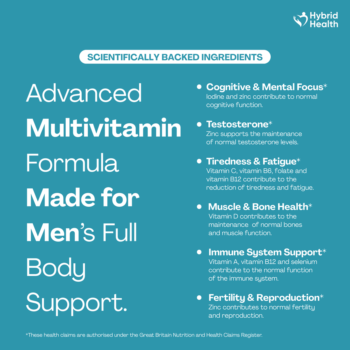 Men's Multivitamin Hybrid Health