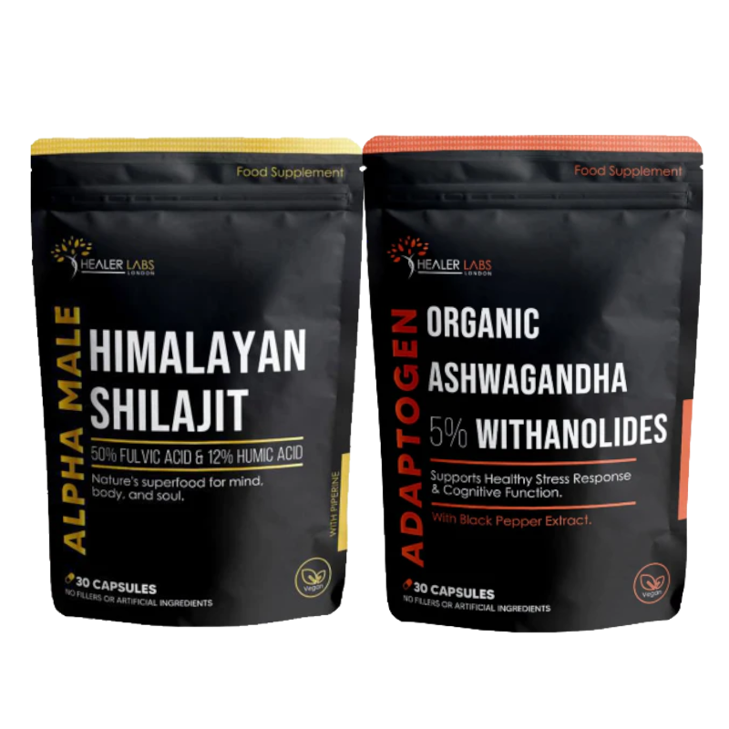 Himalayan Shilajit & Ashwagandha Stack Healer Labs London
