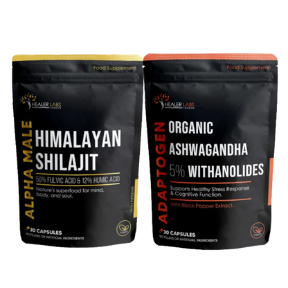 Himalayan Shilajit & Ashwagandha Stack Healer Labs London