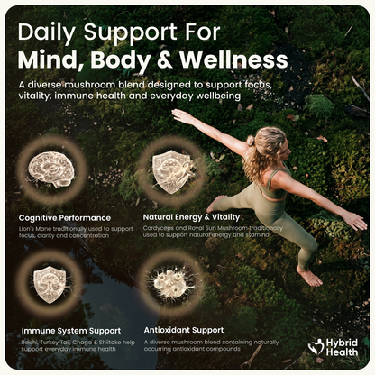 12-in-1 Mushroom Gummies Hybrid Health