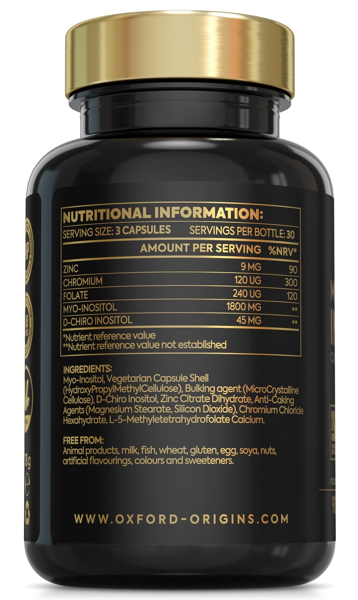 Myo & D-Chiro Inositol Oxford Origins