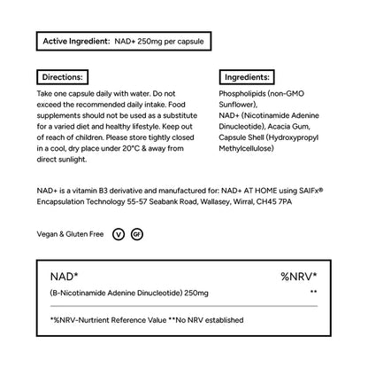 NAD+ At Home NAD+ Liposomal Capsules