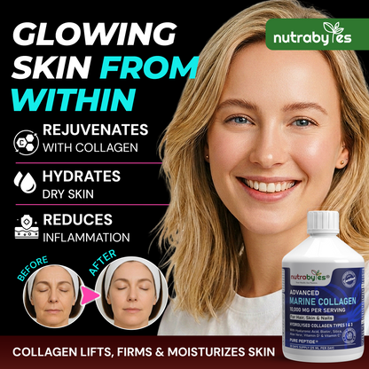 Advanced Liquid Marine Collagen Supplement 10,000 mg