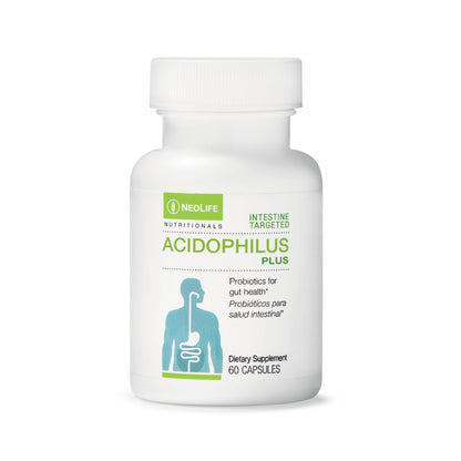 NeoLife Acidophilus Plus Probiotic – 5 Billion CFU, Digestive Health, 60 Capsules