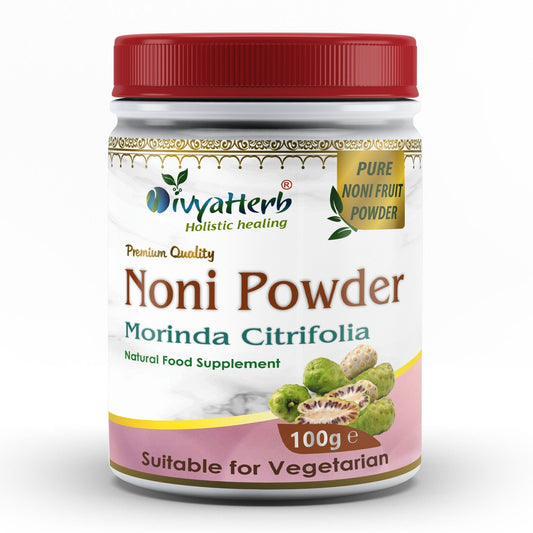 DivyaHerb Noni Powder 100 gram - Daily Wellness Support DivyaHerb - Divya Herb Store