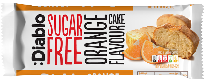 Diablo Sugar Free Orange Flavour Cake (200g) Diablo Sugar Free