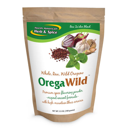 North American Herb & Spice OregaWild - 3.5 oz Raw Za’atar Flavoring Blend - Approx. 1400 Servings
