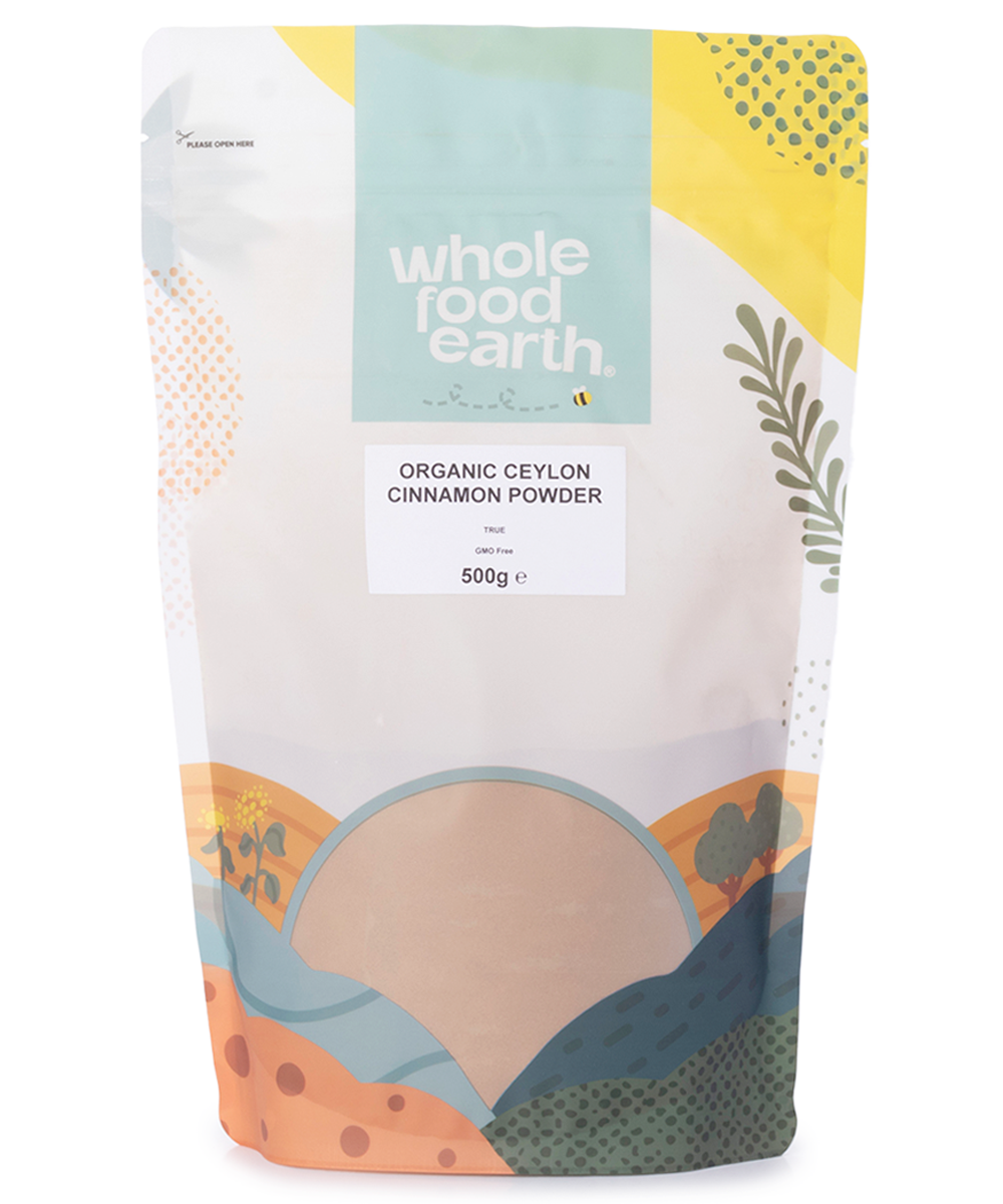 Organic Ceylon Cinnamon Powder (True) Whole Food Earth®