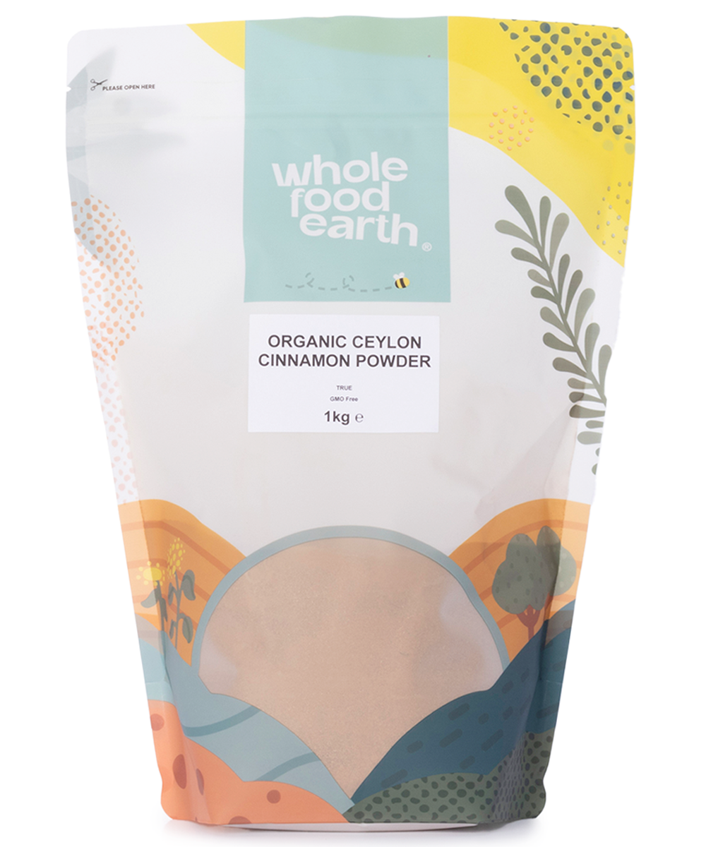 Organic Ceylon Cinnamon Powder (True) Whole Food Earth®