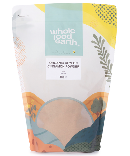 Organic Ceylon Cinnamon Powder (True) Whole Food Earth®