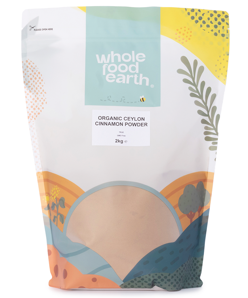 Organic Ceylon Cinnamon Powder (True) Whole Food Earth®
