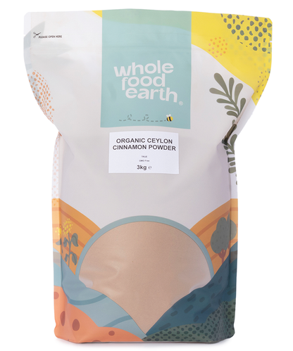 Organic Ceylon Cinnamon Powder (True) Whole Food Earth®