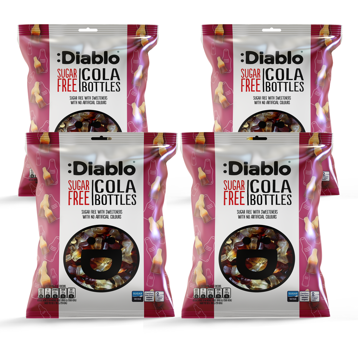 Cola Bottles (75g) Diablo Sugar Free