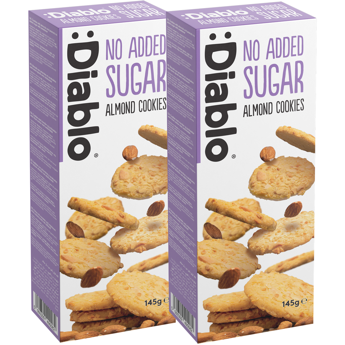 No Added Sugar Almond Cookies (145g) Diablo Sugar Free