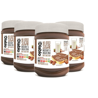 No Added Sugar Hazelnut Chocolate Spread Diablo Sugar Free